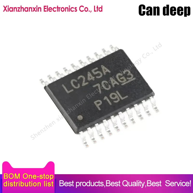 10pcs/lot SN74LVC245APWR SN74LVC245 Screen printing LC245A TSSOP-20 Logic IC bus transmission and receptioncs