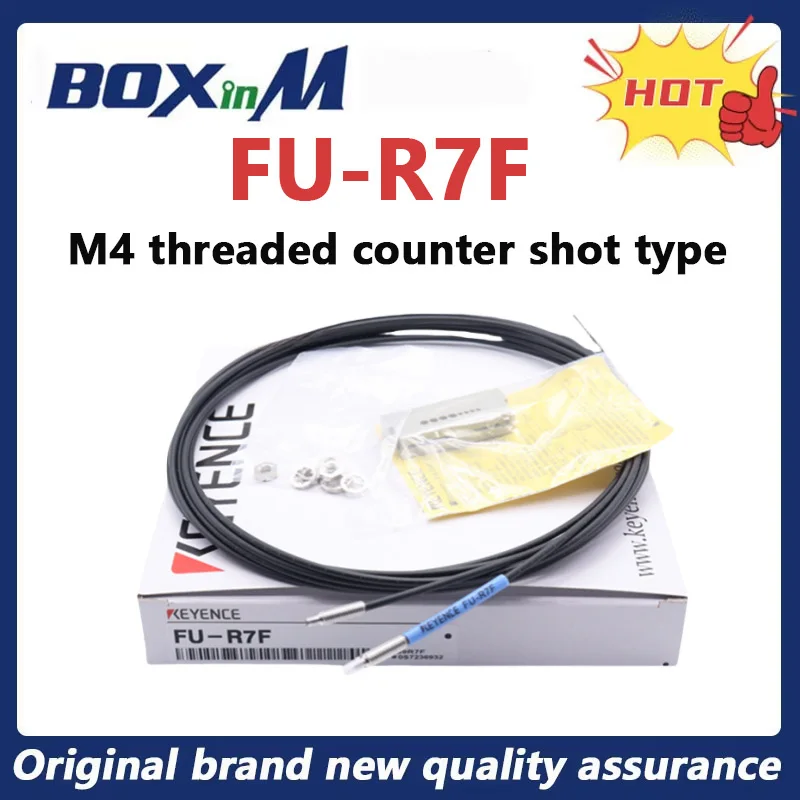 

New original KEYENCE FU-R7F M4 thread beam probe optical fiber sensor