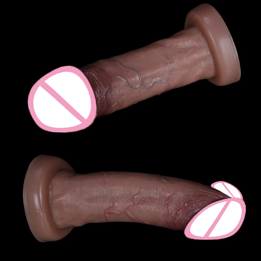 3 Size Realistic Big Glans With Suction Cup Dildos Vagina Anal Sex Toys For Woman Strapon Soft Penis Butt Plug Cock Masturbator