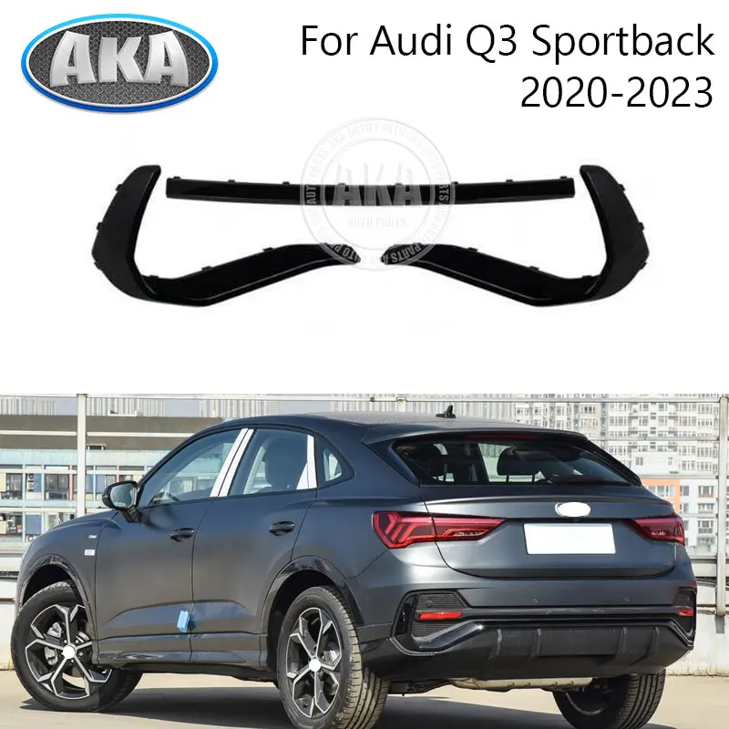 For Audi Q3 Sportback 2020-2023 Auto Left Middle Right Rear Bumper Cover Strip Trim  Replacement
