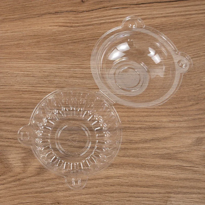 100 Stück Cupcake-Verpackungsbox, transparent, Dessert, Donut, Muffin, Kuchenbehälter, Halter, Hochzeit, Geburtstag, Partyzubehör, Weihnachtsdekoration – Detail 15