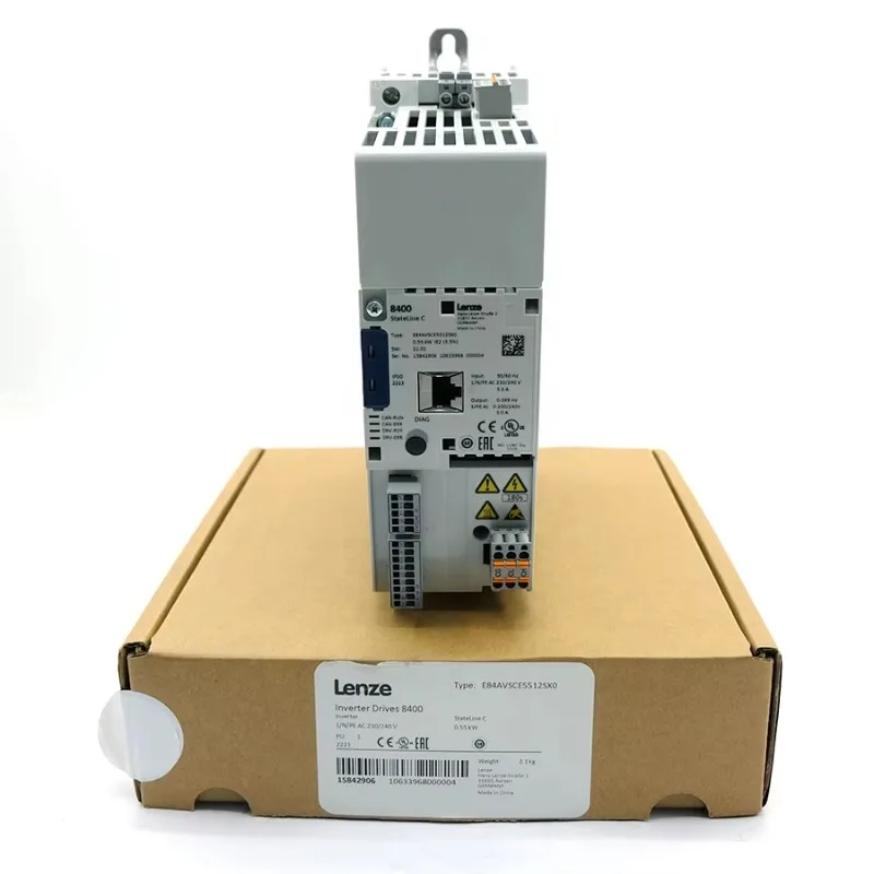 

Lenze Orignla PLC Inverter Servo Frequency Converter E84AVSCE5512SX0