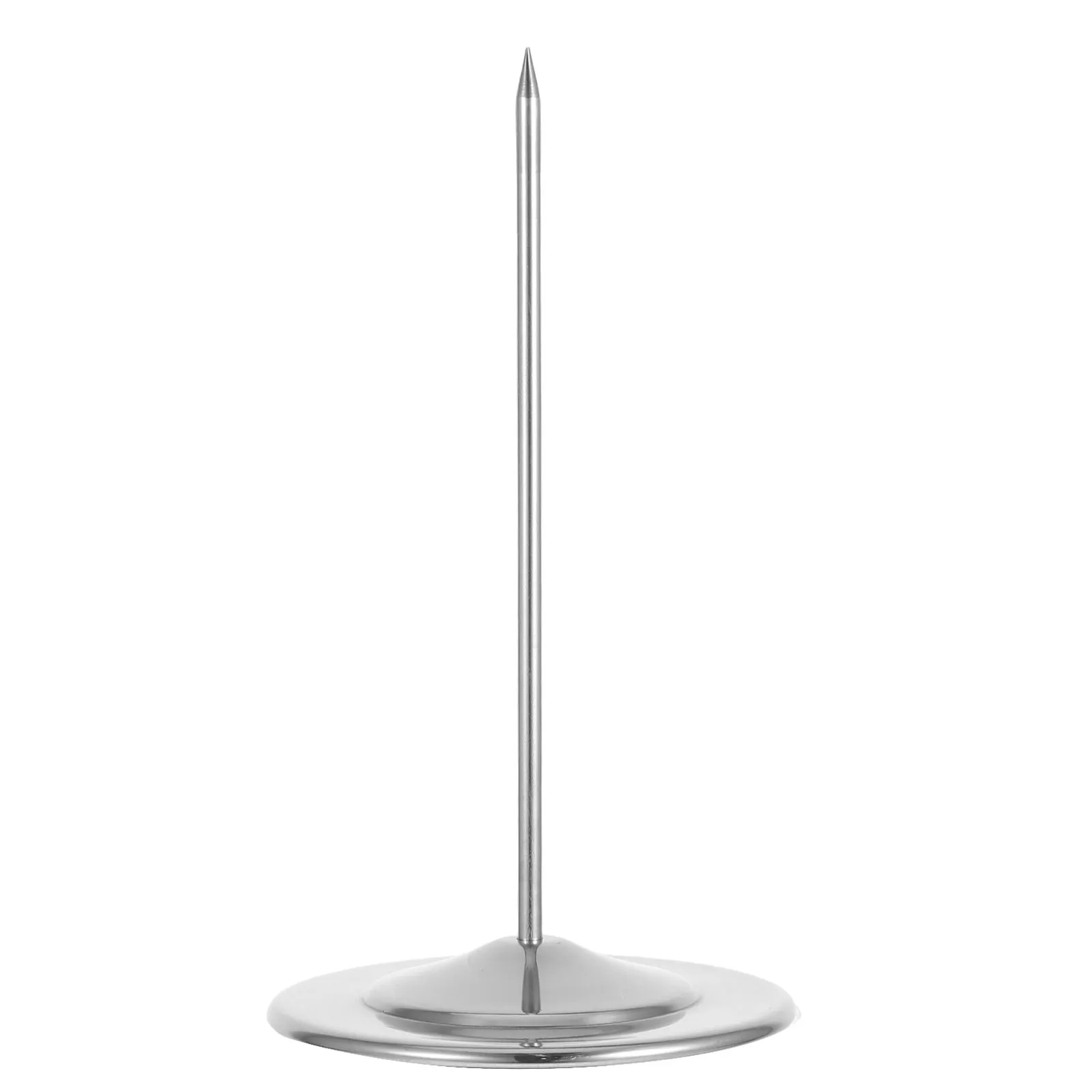 

Stainless Steel Receipt Holder Spike Straight Rod for Restaurants Cafes Offices Homes Nonslip Stability Heavy Duty Paper Memo