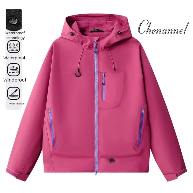 

Men's Spring Autumn Outdoor Fashion Hooded Coat Casual Breathable Windproof Trendy Versatile Bottoms