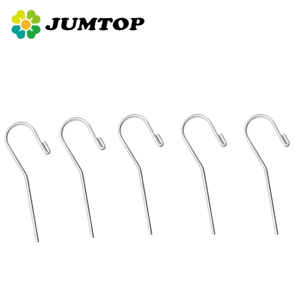 

JUMTOP 5 шт., стоматологические крючки для губ, нержавеющая сталь, 2 мм, аксессуары для измерения корневых каналов, крючок для губ, инструмент для локатора вершины