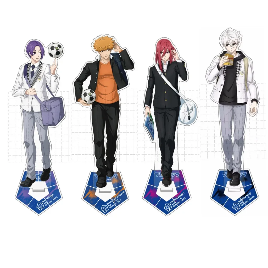 Figure Standing Doll Anime Kunigami Rensuke Chigiri Hyoma Acrylic Stand Model Cosplay Toy for Gift