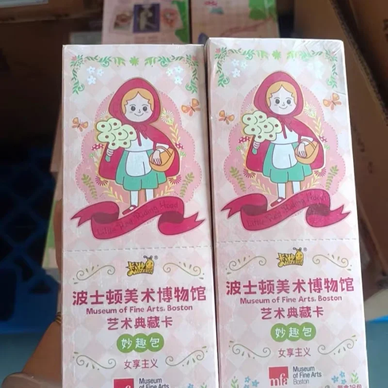 Hot Sale Kayou Boston Museum Of Fine Arts Art Collection Cards Fun Pack Little Red Riding Collection Card Toy Birthday Gift
