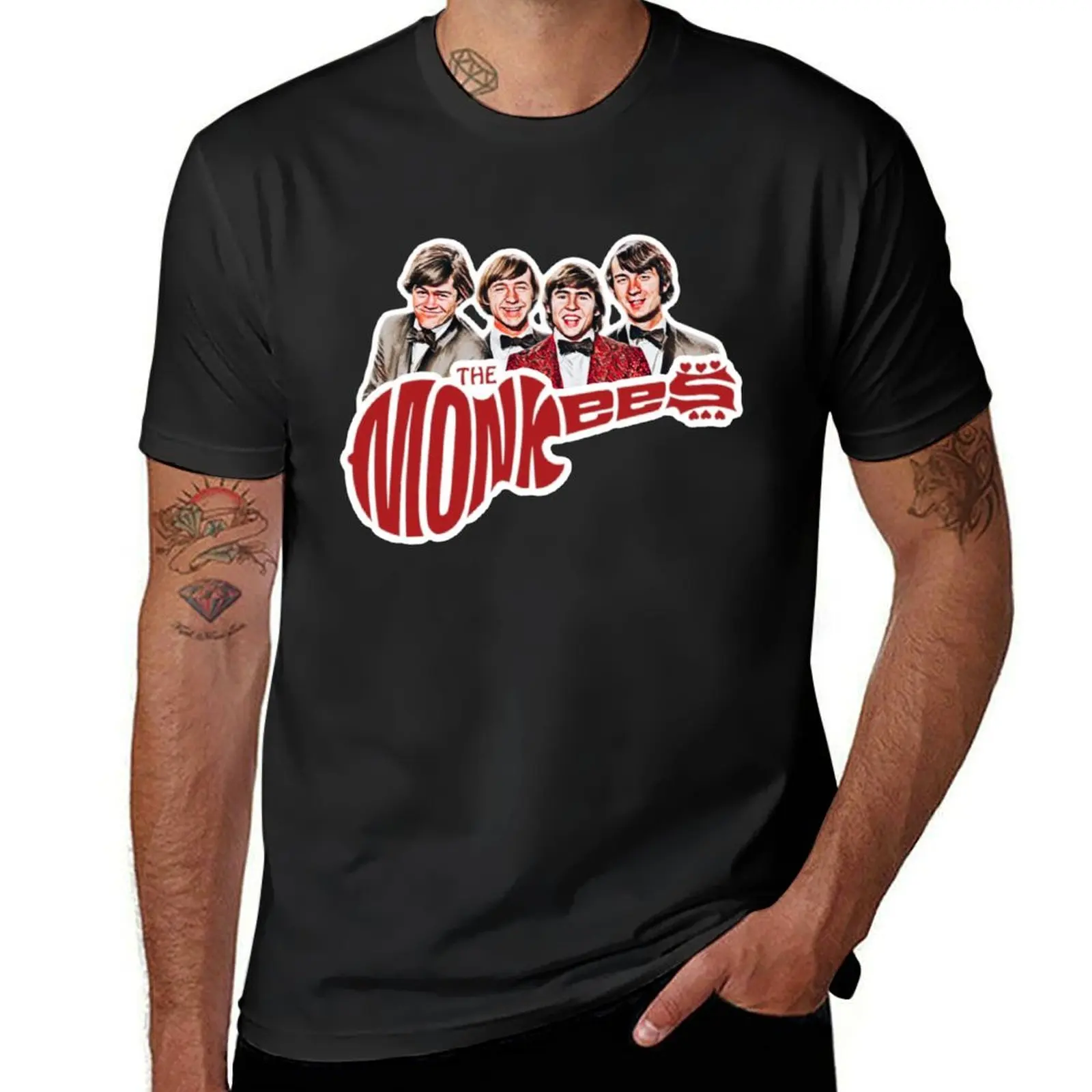 Monkees T-Shirt tees plus sizes funnys mens workout shirts