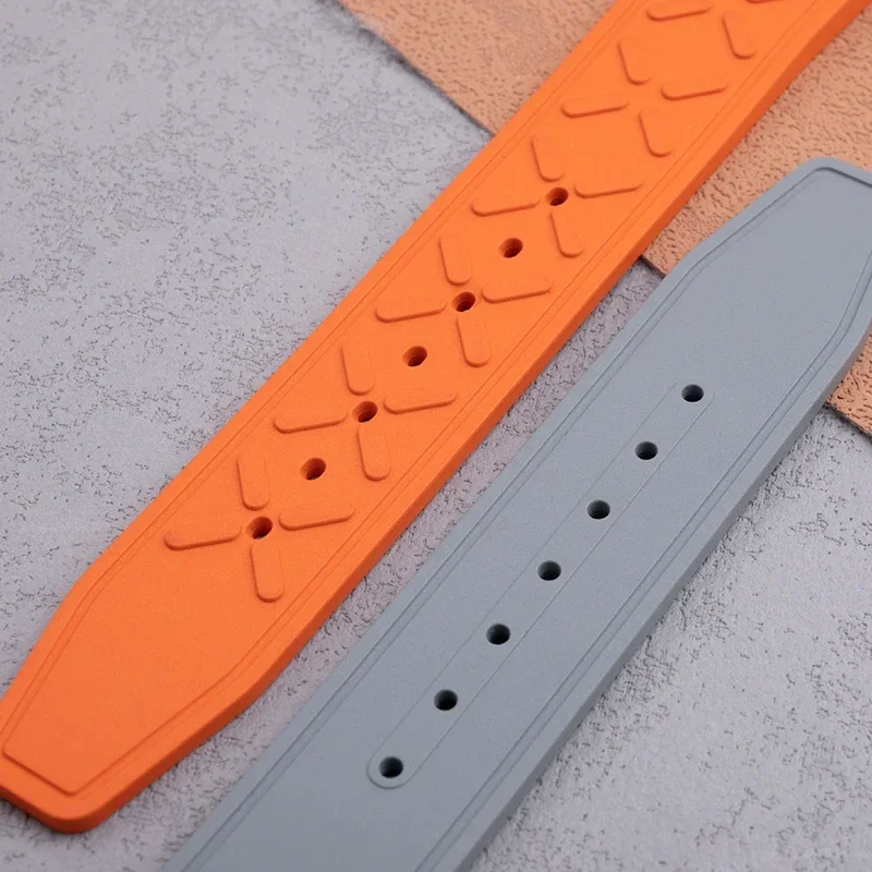 Exotic Fluororubber ยาง FKM 20 มม.21 มม.22 มม.สําหรับนักบิน IWC นาฬิกา Quick Release