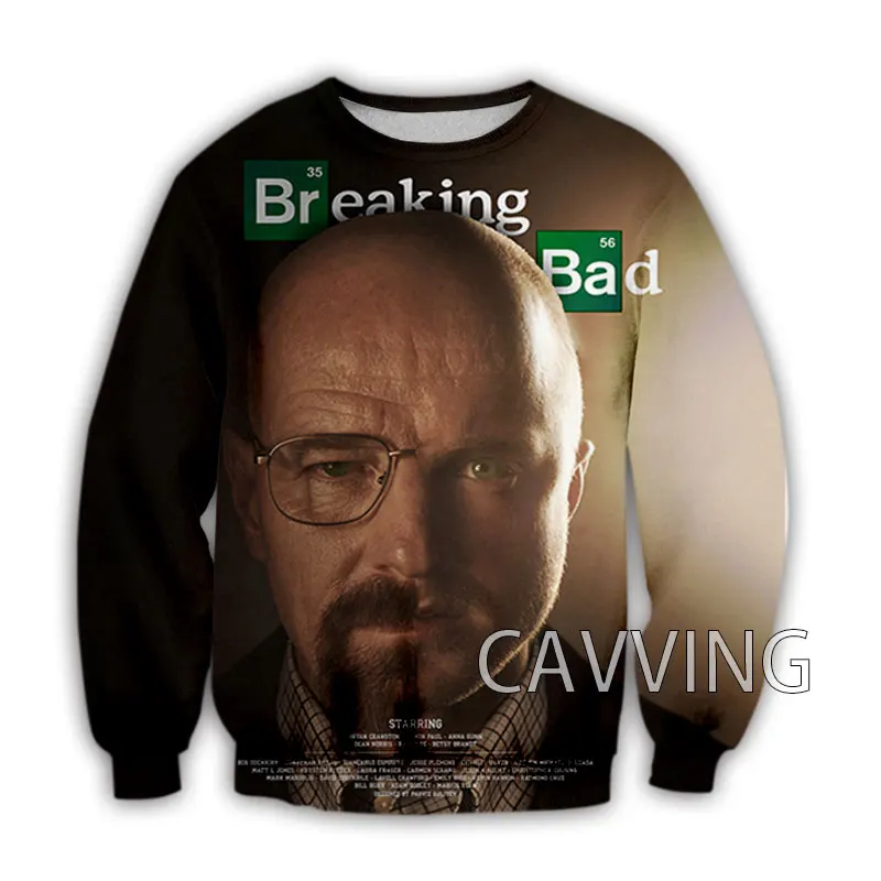 New Fashion Women/Men's 3D Print  Breaking Bad  Crewneck Sweatshirts Harajuku Styles Tops Long Sleeve Sweatshirts  C01