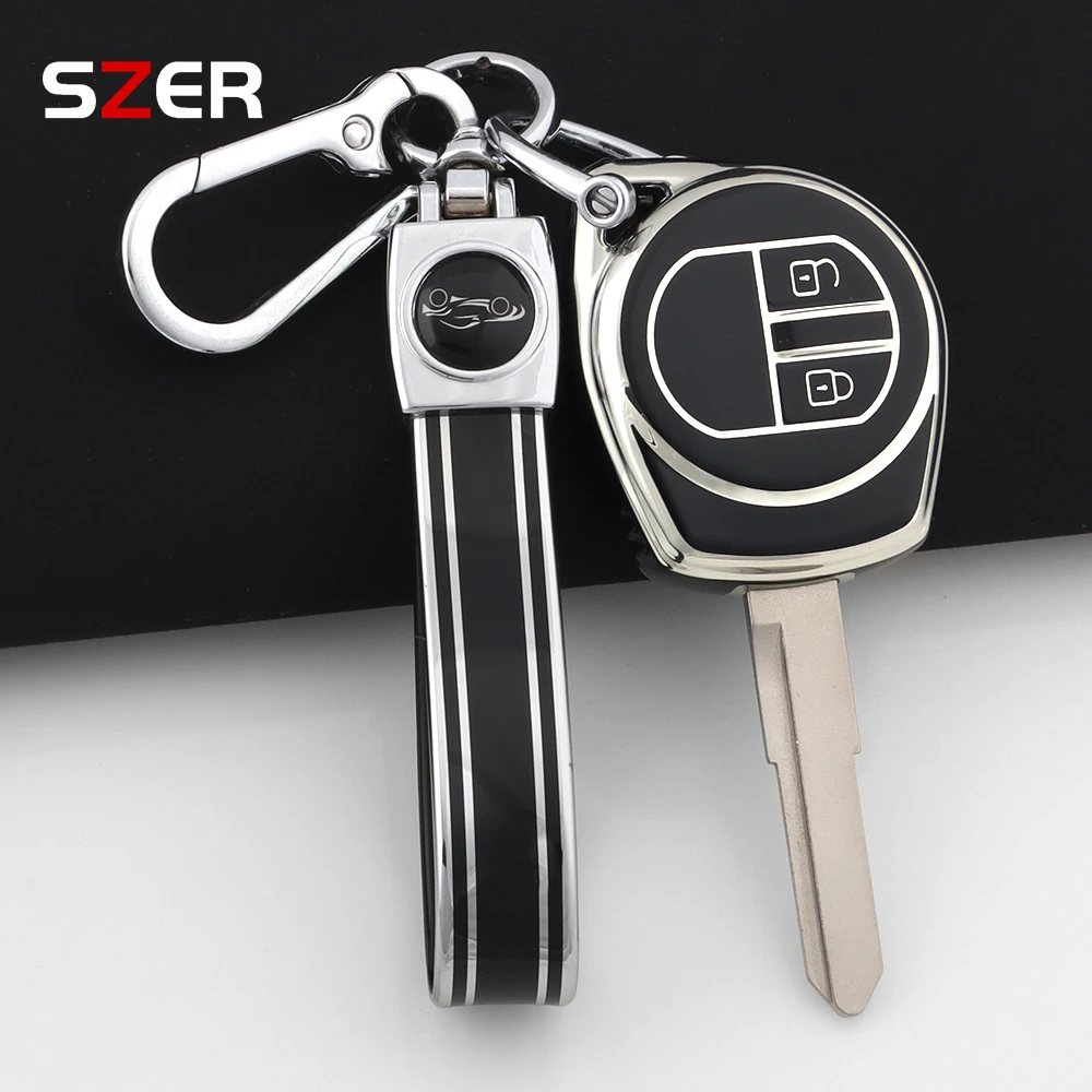 TPU Car Remote Key Case Cover Shell For SUZUKI SWIFT SX4 Liana Aerio Jimny Samurai Amagatarai Grand Vitara Auto Fob Keychain