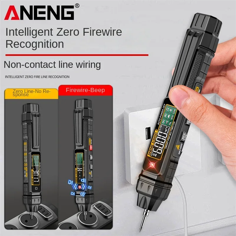 ANENG A3005D Pen Multimeter High-precision Digital Fully Automatic Intelligent Electrician Test Pen Pen Multimeter Mini