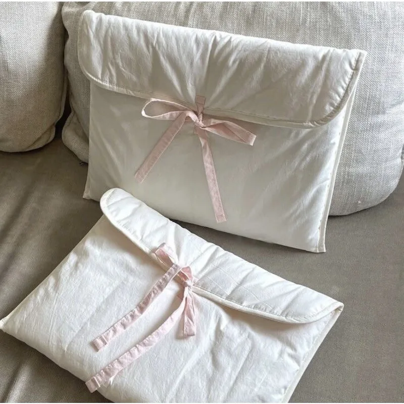

Ballet pink bow padded notebook, tablet bag