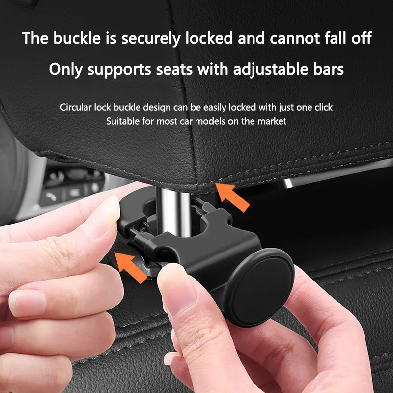1PCS Multi-functional Car Hanging Storage Hook Clips Car Back Seat Hook Hidden Rear Small Item Storage Hanger Organizer Holder