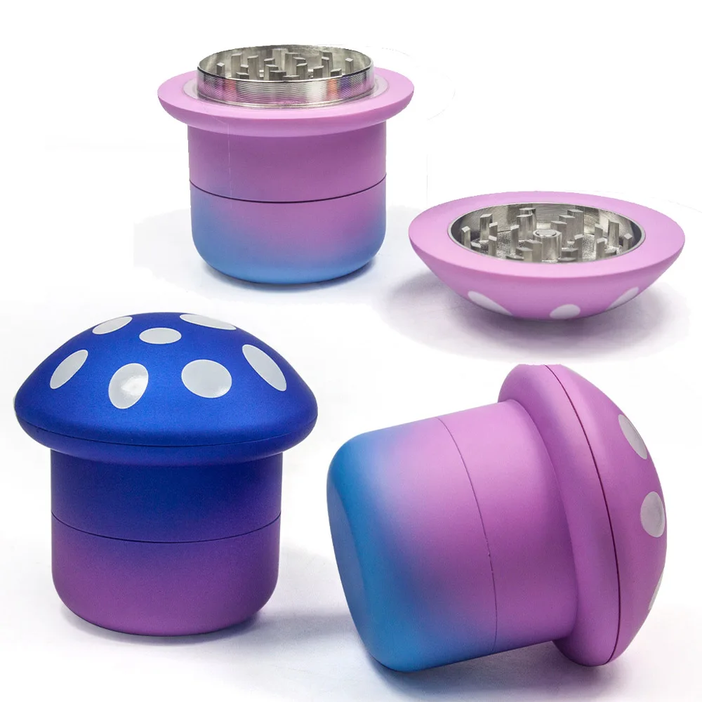 Tobacco Grinder Dry Herb Mill 4 Layer Gradient Color Herbal Grinders for Smoking Cigarette DIY Tools Cigar Accessories