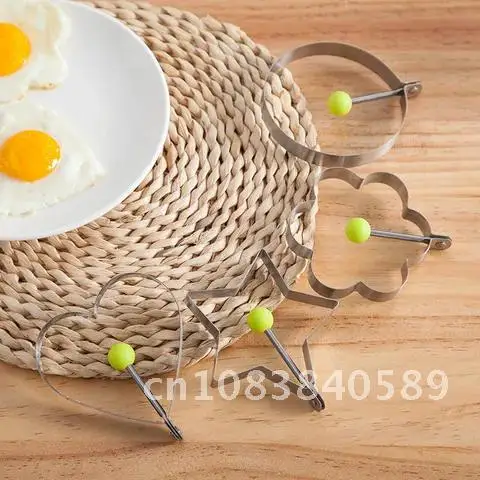 1Pcs Stainless Kitchen Gadgets Fried Egg Mold Bread Fruit Vegetable Shape Decor Creative Breakfast for Kids Accessories