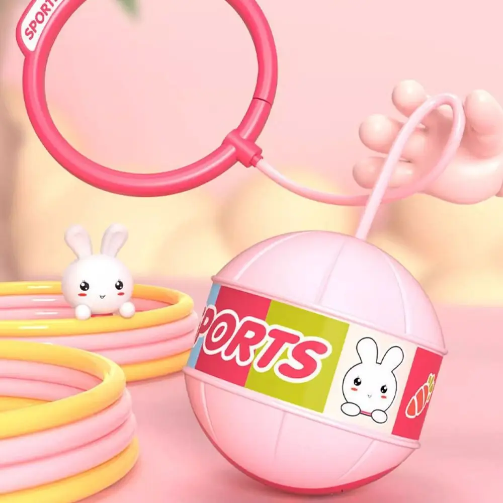 Engraçado bola saltitante brilhante bola saltando abs brinquedo de fitness treinamento tornozelo pular brinquedo portátil brilhante bola de salto para crianças