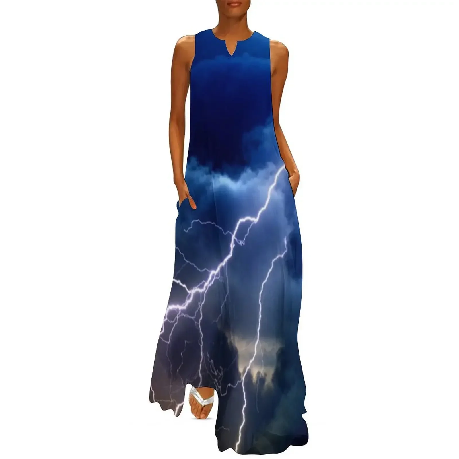 

Lightning Long Dress Woman clothing women long dresses woman dress Dress