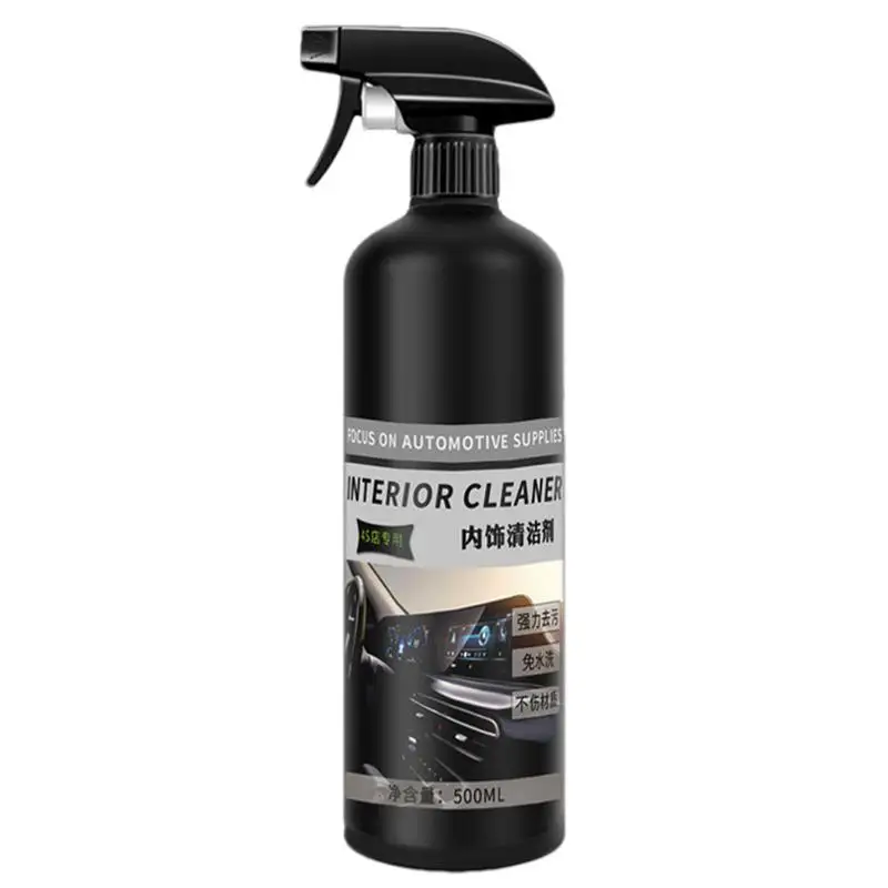 

Auto Interior Cleaner Inside Car Cleaner Cleaning Spray 500ml Multi-Purpose Cleaning Spray For Car Detailing Dashboard Cleaner