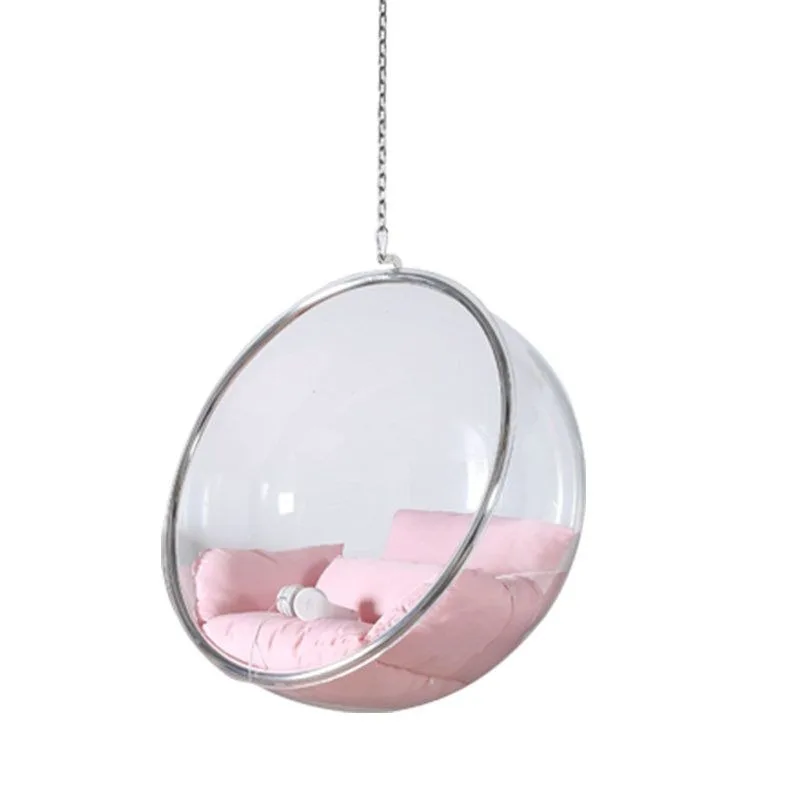 chair, scratched but does not affect the transparent swing bubble sample