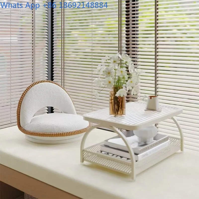 Bay Window Small Kang Table Tatami Cream Style Tea Table Bedroom Window Sill Small Tea