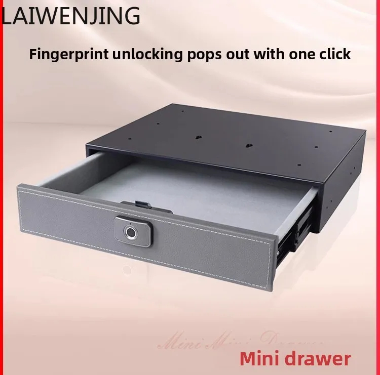 

HLZ безопасный бытовой ящик типа отпечатков пальцев, безопасный офисный шкаф в стену, скрытый противоугонный прикроватный шкаф с ящиком