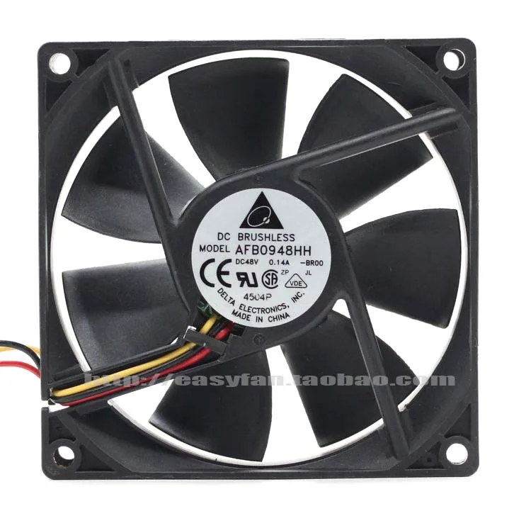 brand new DELTA AFB0948HH DC48V 0.14A DELTA 92*92*25MM 3PIN cooling fan