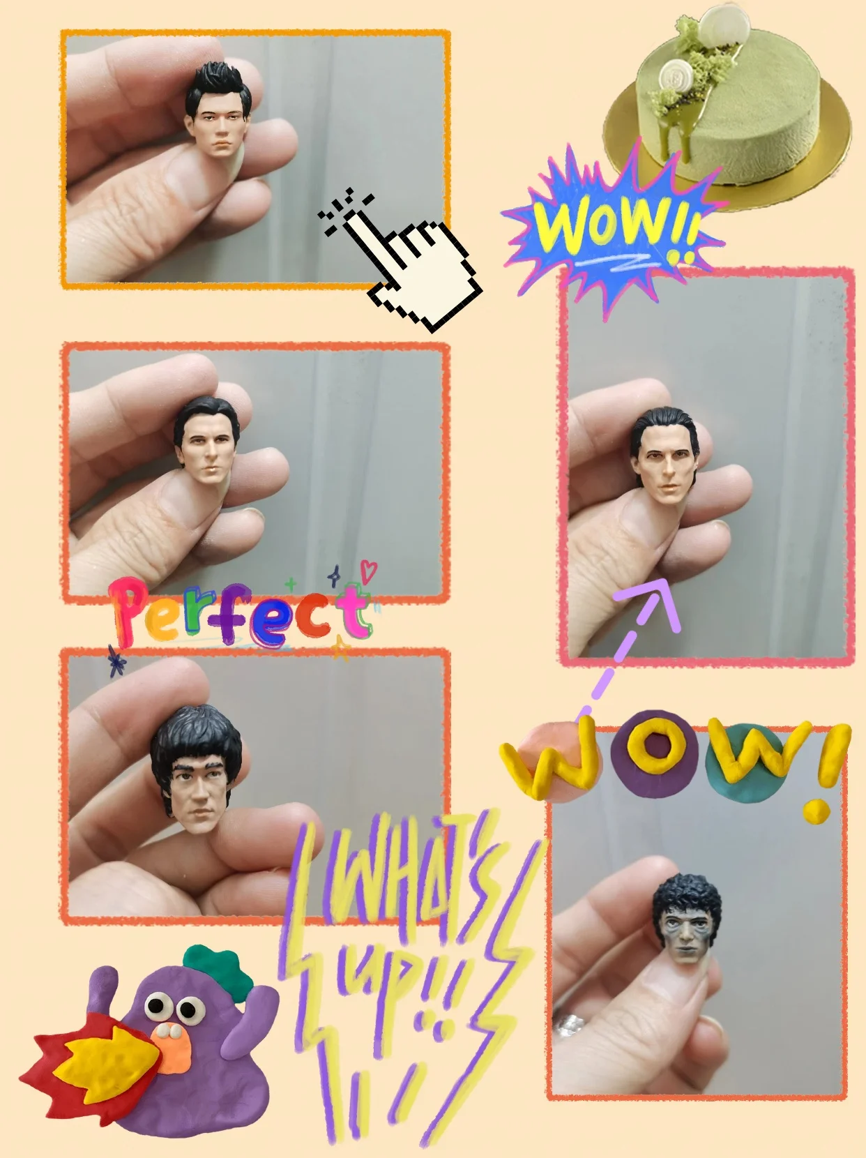 

【30days Made】1/12 Scale Male Soldier Celebrity Classic Bat Hero Painted Head Sculpt Accessories For 6'' Action Figure Fit Shf