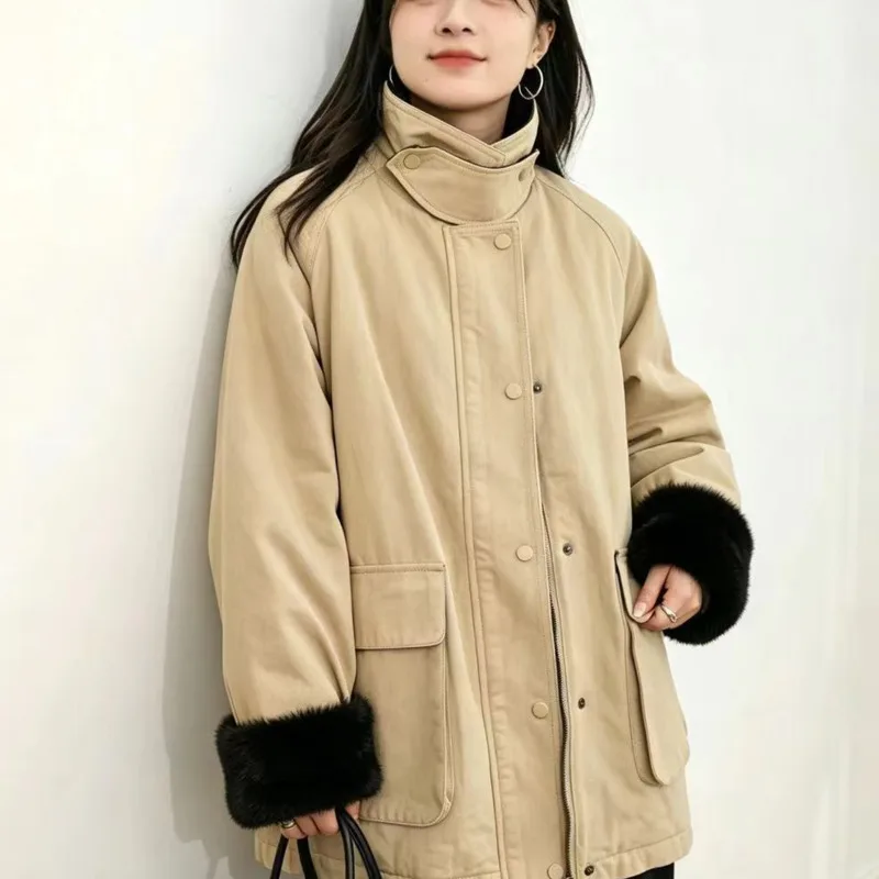 manchettes-chauffantes-d'hiver-en-fausse-fourrure-pour-femme-douces-accessoires-de-manteau-et-de-veste