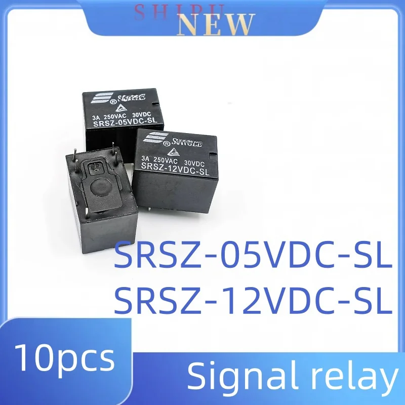 10PCS SRSZ-05VDC-SL 12VD-SL 5P 3A 250V signal relay