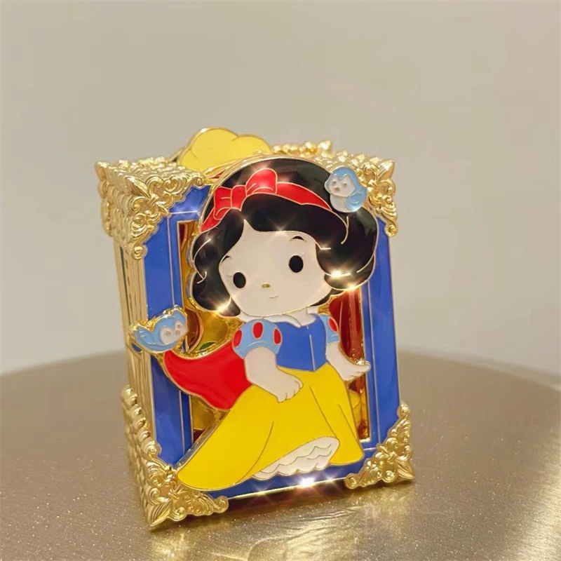 Disney Princess Fairy Tale Friendship Fridge Magnet Belle Merida Snow White Rapunzel Ariel Mulan Action Figure Dolls Toys Gifts