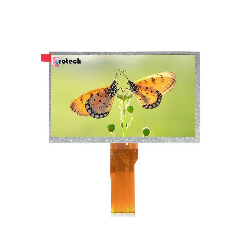 7.0 Inch Tft Lcd Lcd Display 800X480 Rgb Interface TM070RDH10-40 Doorlatende Rgb Verticale Bars Voor Industrie Digitale frame