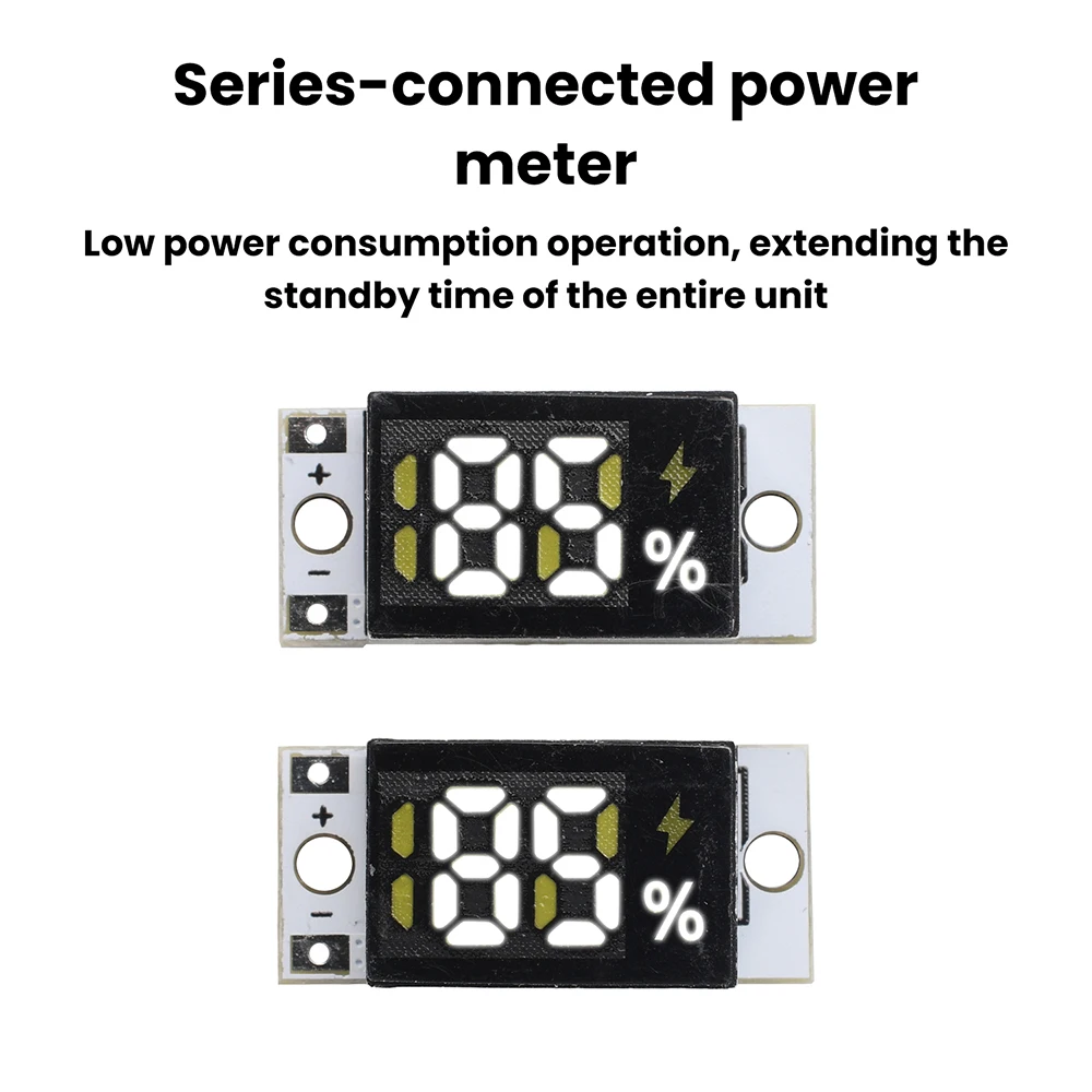 1/2/3/4S Lithium Battery Power Meter Display Module Series connected Battery Percentage Capacity Monitor Indicator Board