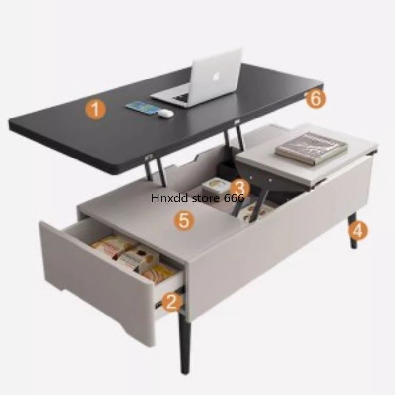 

Simple Adjustable Nordic Coffee Table Foldable Multi Function Modern Folding Side Table Living Room Bijzettafelnordic Furniture
