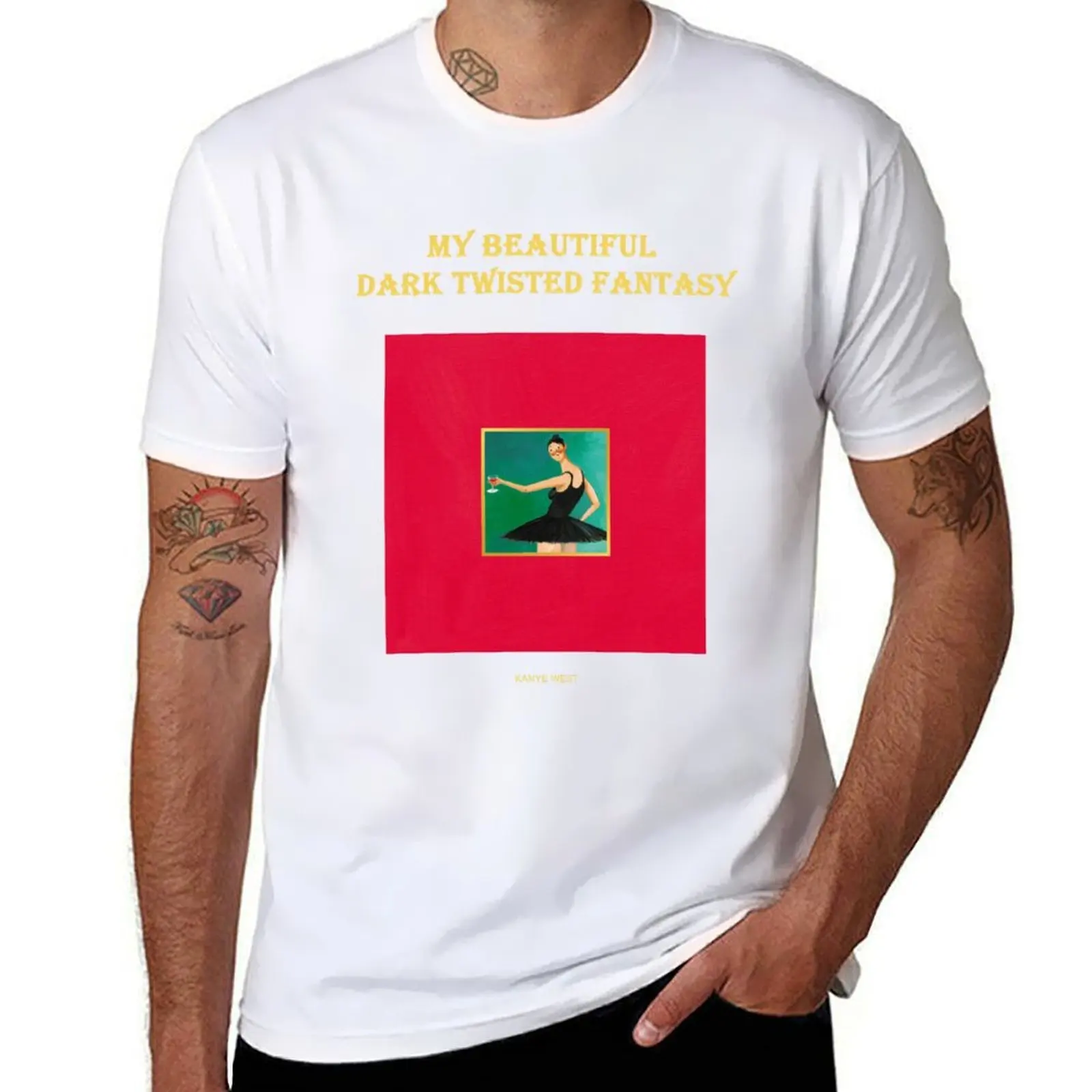 

My Beautiful Dark Twisted Fantasy T-Shirt man t shirt heavy cotton man t shirts for men T-Shirt