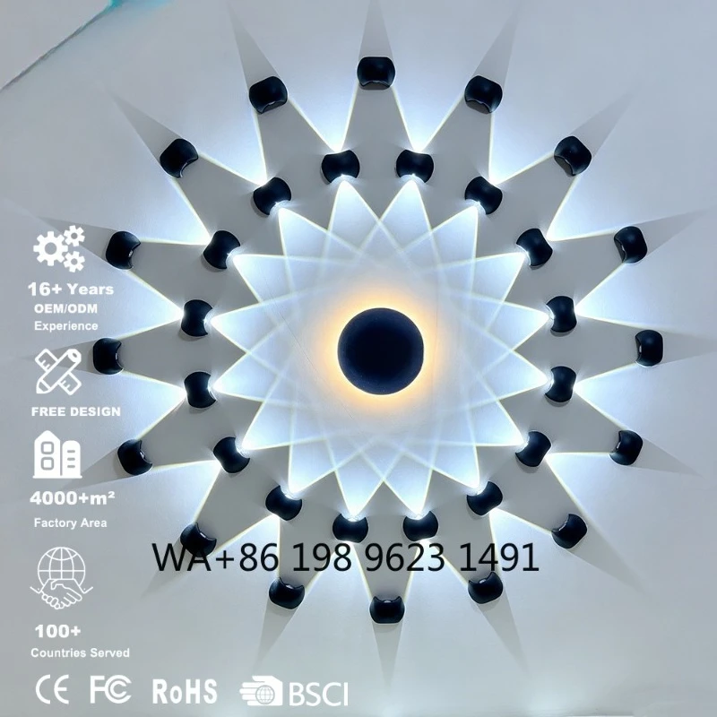 

IP65 Aluminum Programmable DMX512 LED Wall Light Custom‑Logo Decorative Lamp for Indoor Outdoor Facade Lighting