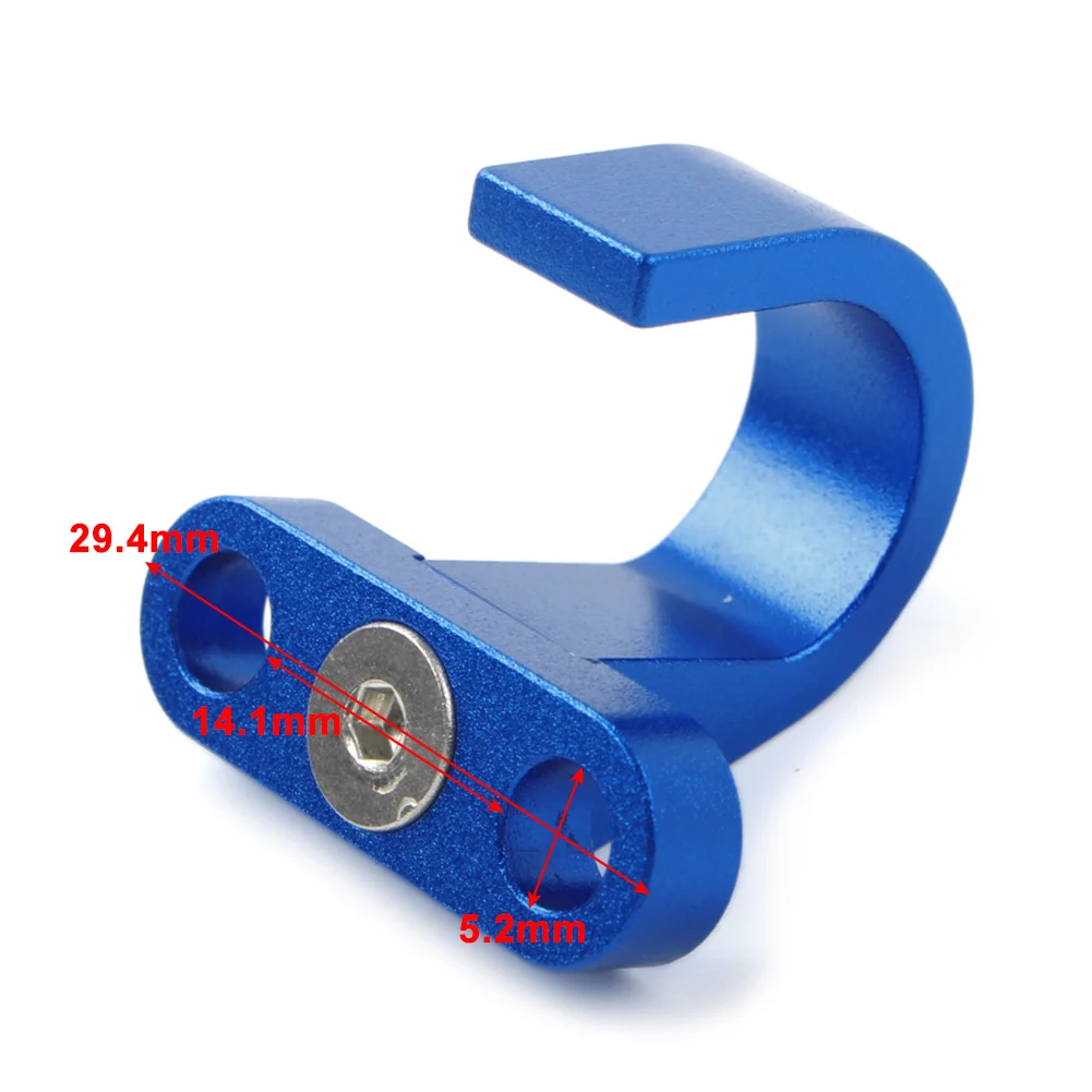 Aluminum Motorcycle Rear Brake Hose Clamp Guide For Yamaha YZ125 YZ250 YZ250F YZ450F YZ85 2003-2022 Blue/Black/Red