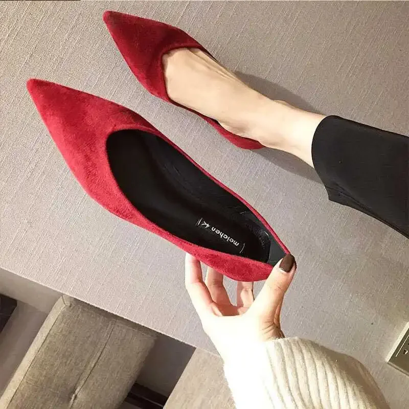 Non Slip Ladies Pumps Korean Style Office Women's Shoes Luxury Comfortable And Elegant Promotion Hot Low Price Chic Point