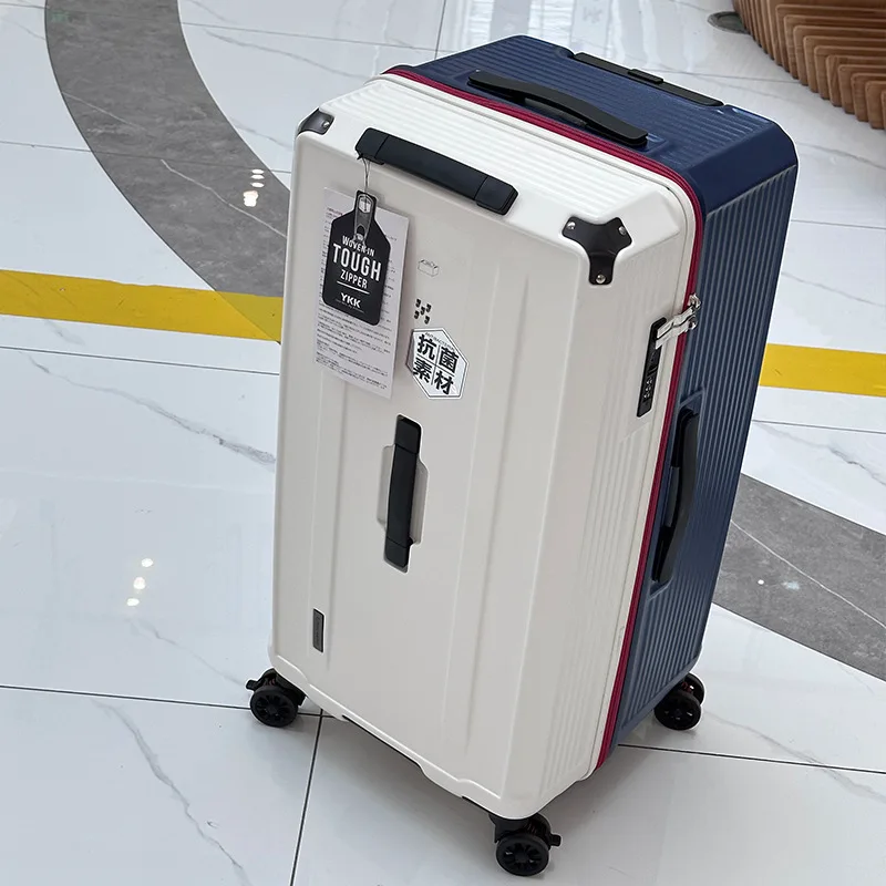 

Extra Large Hanarry Travel Suitcase Big Bag for Travel 30 ex Polyester Zipper Closure Universal Wheel Lo with Ph...