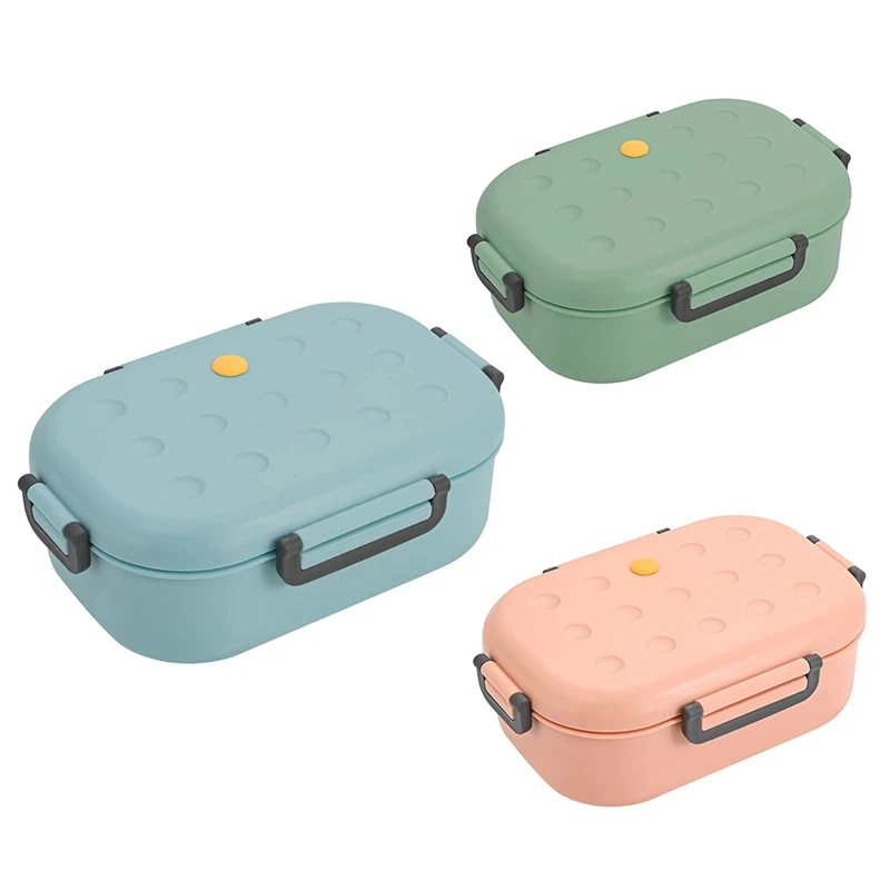 Bento Box For Adults Kids, 1000ML Lunch Box For Children, Leakproof Dishwasher Safe With 2 Compartments