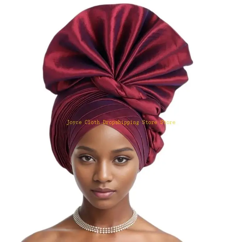 

Versatile Head Scarf Wrap for Women Soft Headties Headband African Headgear Fashion Headties Hair Accessory 10CD