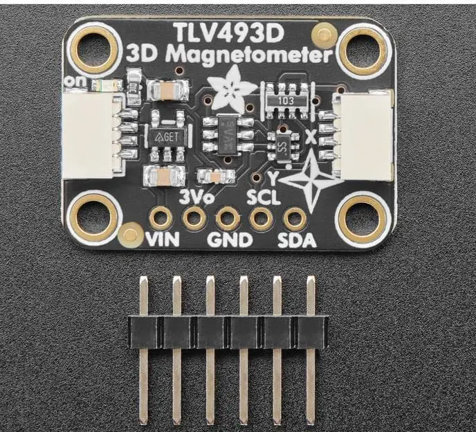 4366 Magnetômetro de eixo triplo TLV493D - STEMMA QT QWIIC