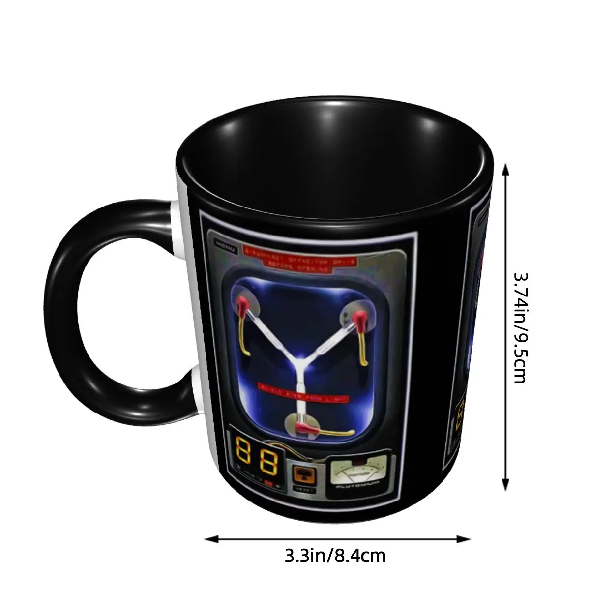 Flux Capacitor Coffee Mugs DIY Custom Back To The Future Ceramic Mug Cup Creative Gift