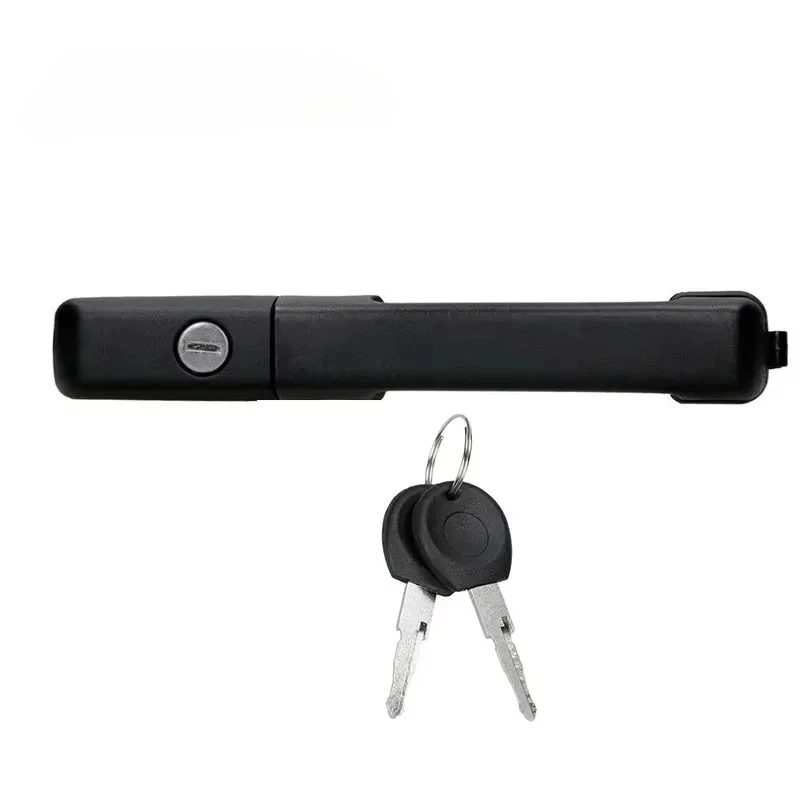 Left Front Door Handle with Lock Cylinder for VW Passat B3 (1988-1993) - Central Locking Compatible (OEM 357837205A)