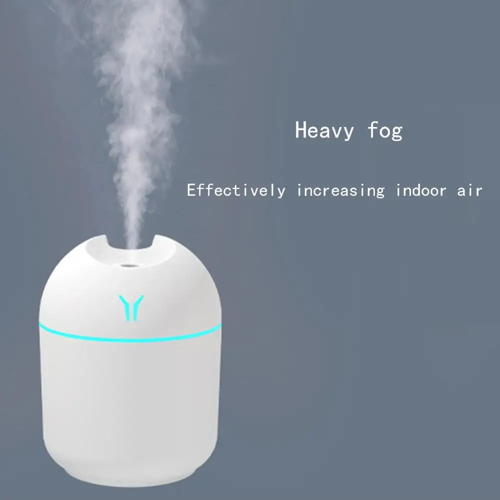 250ML USB Mini Air Humidifier Aroma Essential Oil Diffuser For Home Car Ultrasonic Mute Mist Maker Diffuser with LED Color Lamp view 4