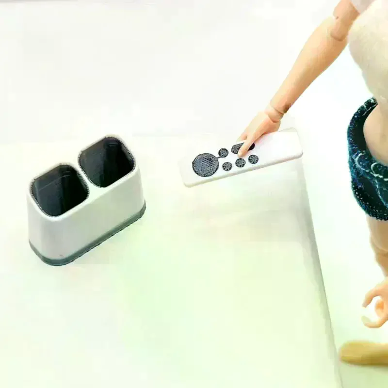1 Set Mini Remote Control Box Model Home Dolls Micro Scene Accessory 1/12 Scale Dollhouse Miniature Surveillance Camera Decor