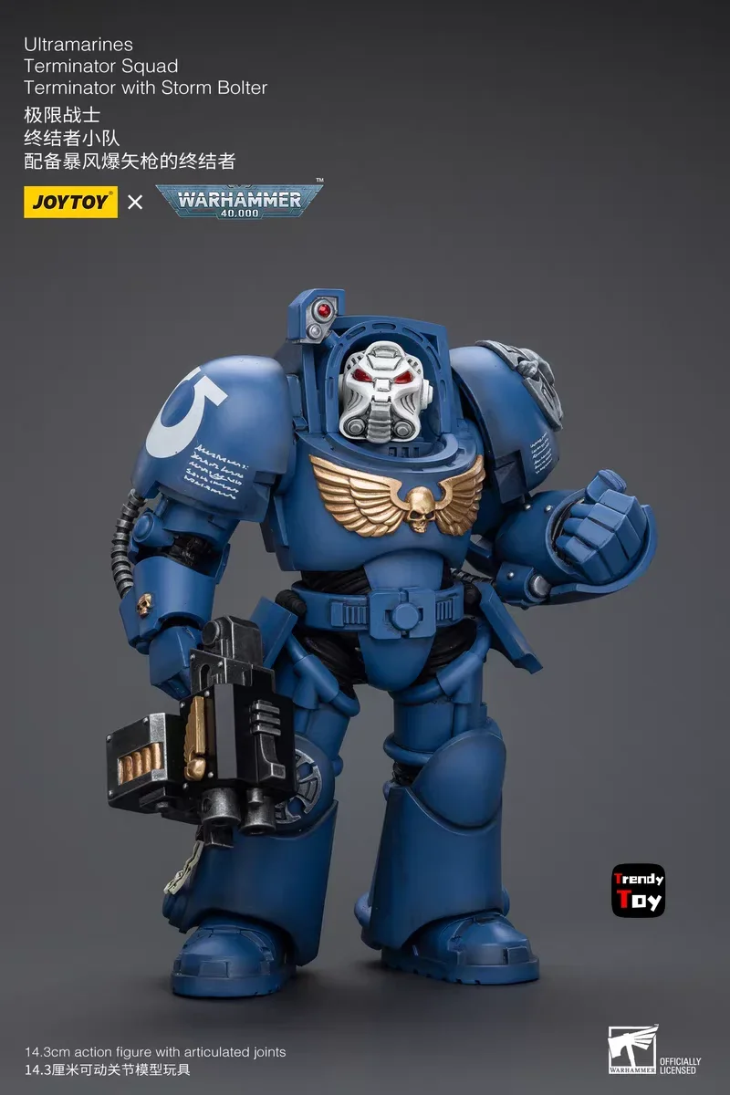 【24-hour-shipping】joytoy-warhammer-40k-1-18-action-figure-ultramarines-terminator-squadterminator-with-storm-bolter-collection