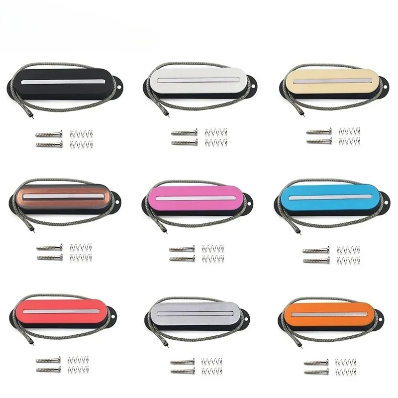 

Звукосниматель Single Coil Blade Pickup S/T Style с фиберглассовой основой, 7.5K, одноканальный, для гитары ST, разноцветный