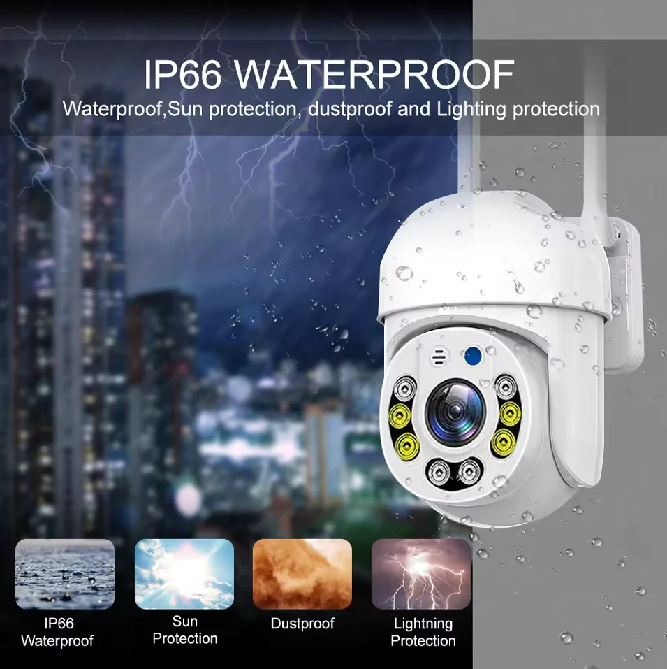

5MP 360pro Full Color Wireless PTZ IP Dome Camer AI Humanoid Detection Home Security CCTV Baby Monito with App Control