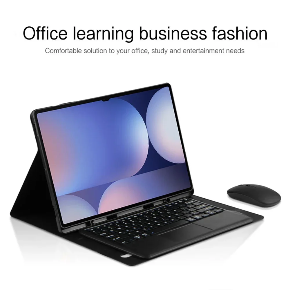 For 2025 New Samsung Galaxy Tab S11 Ultra 14.6 Inch PU Case Keyboard Funda for Tab S11 U SM-X930 SM-X936 Magnetic Keyboard Case